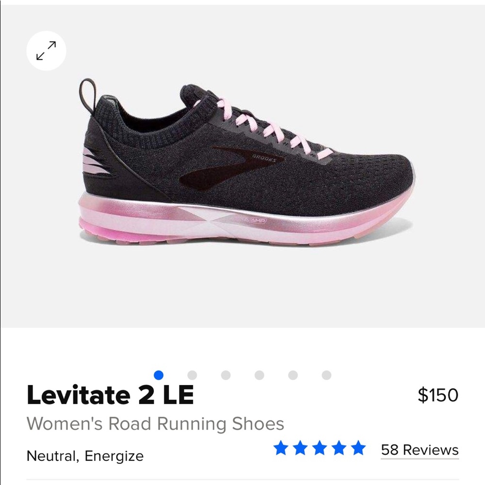 Women’s 6.5 Brooks Running Shoes Levitate 2 LE